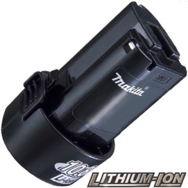 Makita BL1013 10,8V Li-ion batteri 1,3 Ah til Clip-Up Originalt